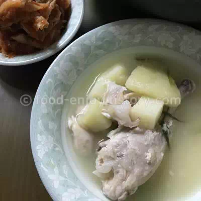 삼계탕과-잘익은-김치