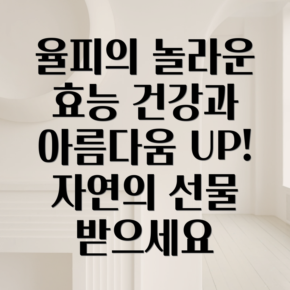 율피 효능