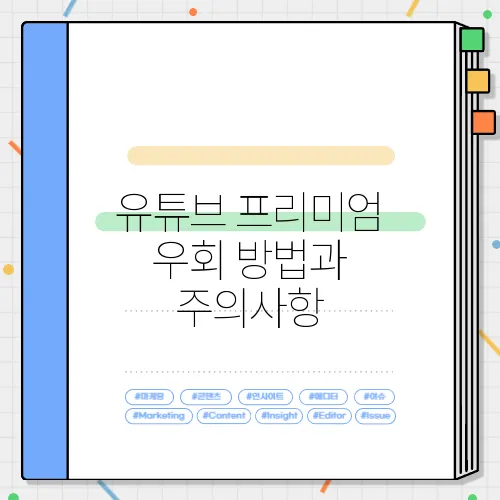 유튜브 프리미엄 우회 방법과 주의사항