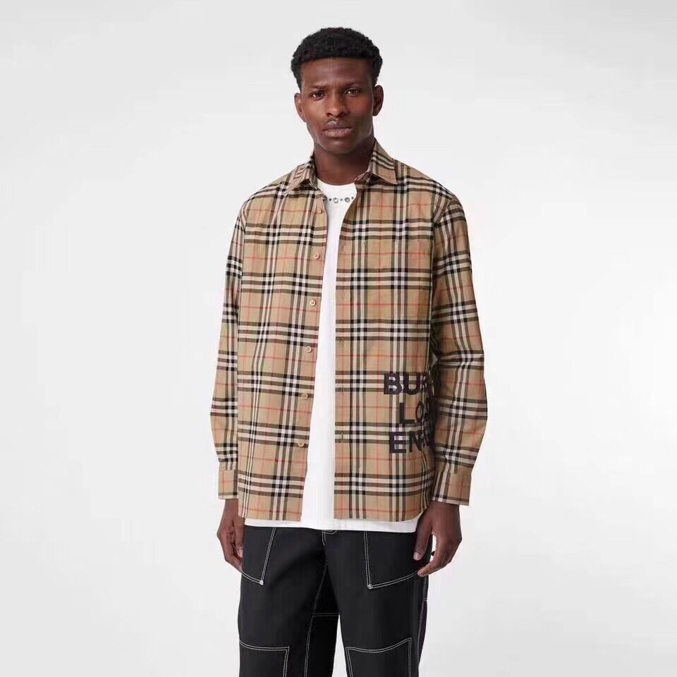  [BURBERRY] 버버리 호스페리 체크 셔츠 8017567