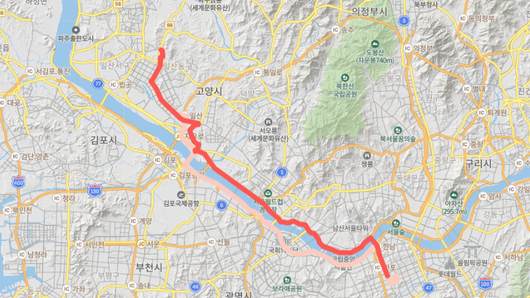  [광역급행] M7412 버스 시간표, 요금, 노선정보 : 일산, 마두역, 신논현역, 강남역, 역삼