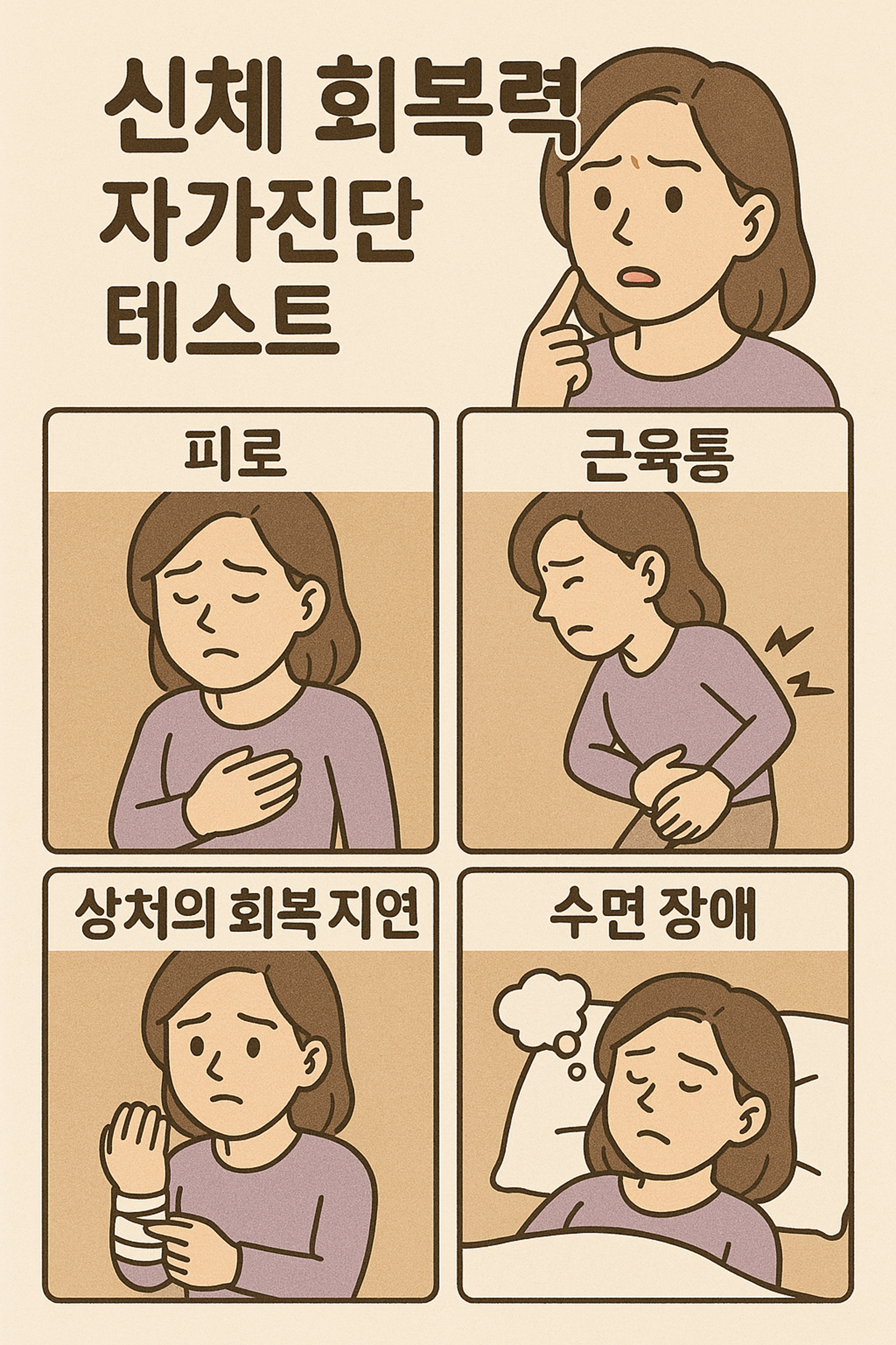 신체 회복력 자가진단 테스트