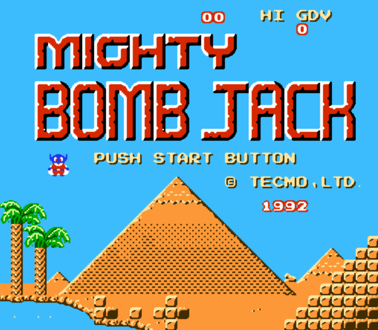  NES ROMS - Mighty Bomb Jack (EUROPE / 유럽판 롬파일 다운로드)