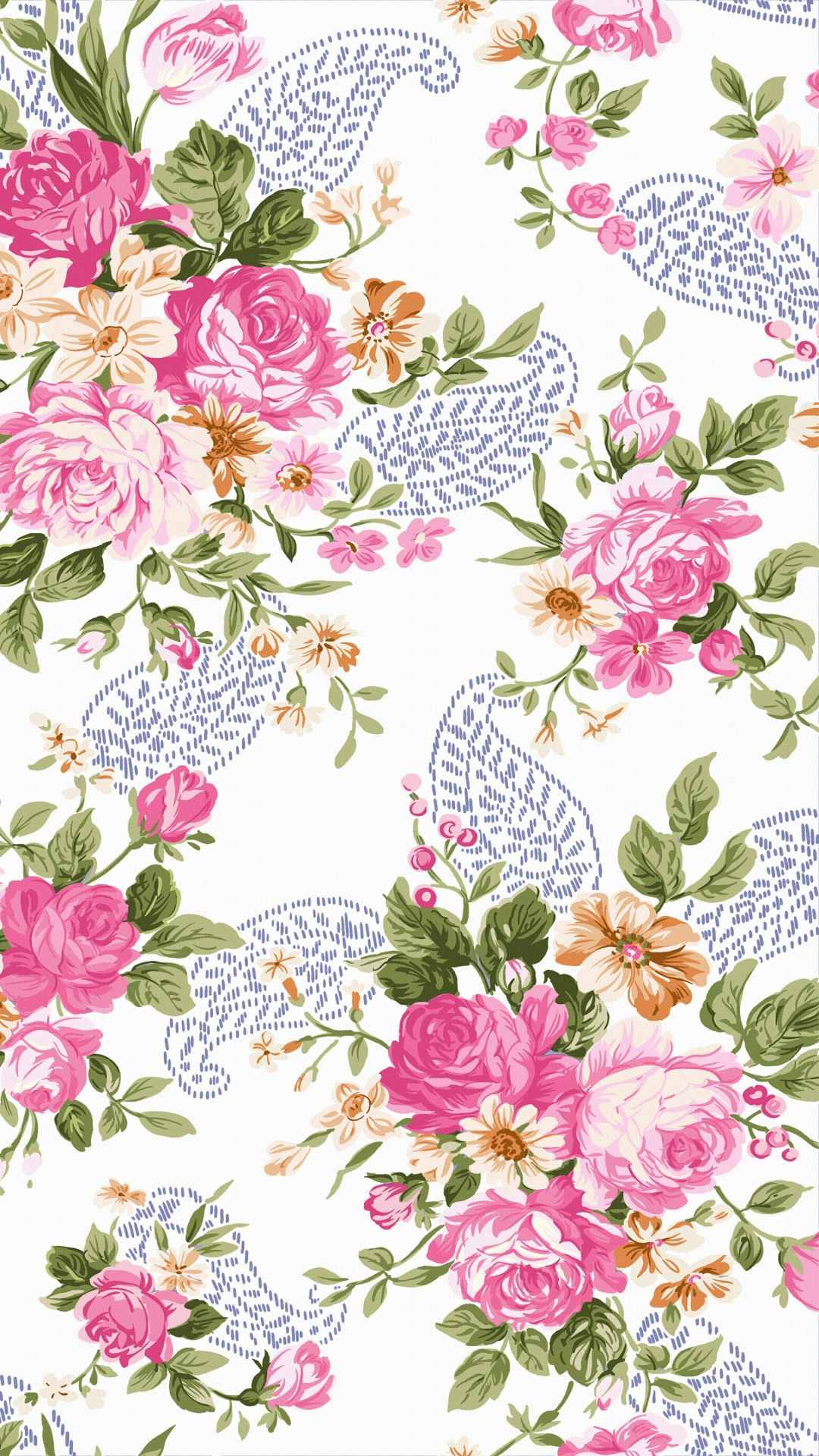 Flower pattern background