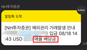  미국 주식 배당금 받는법 애플로 첫 배당금 냠냠