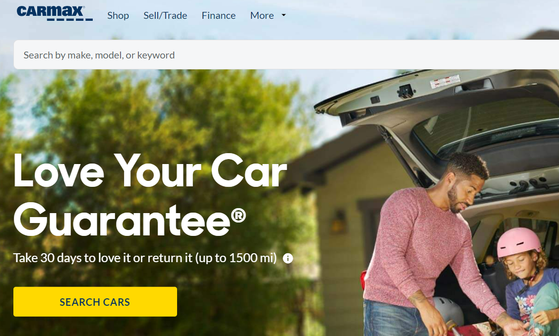 carmax 웹사이트