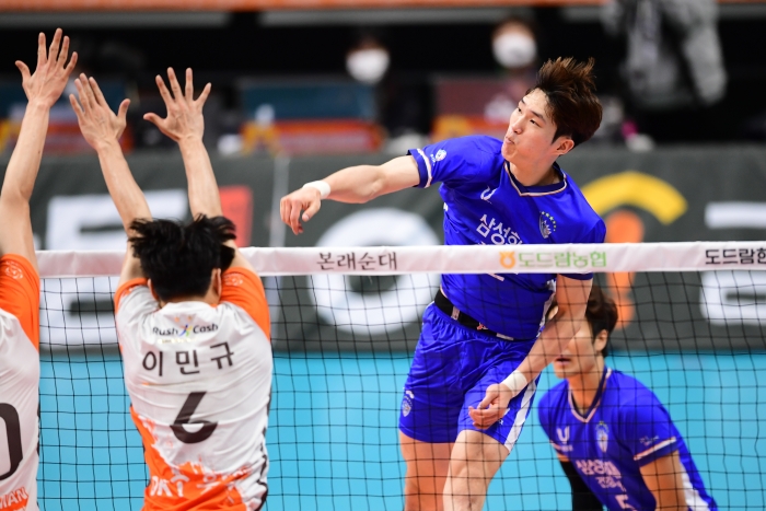  2월 2일 삼성화재 OK금융그룹 중계