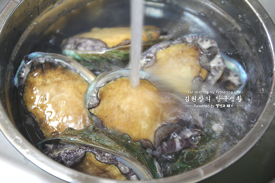 손질 하는법 활전복 보관 방법 전복회 손질 전복 내장 17