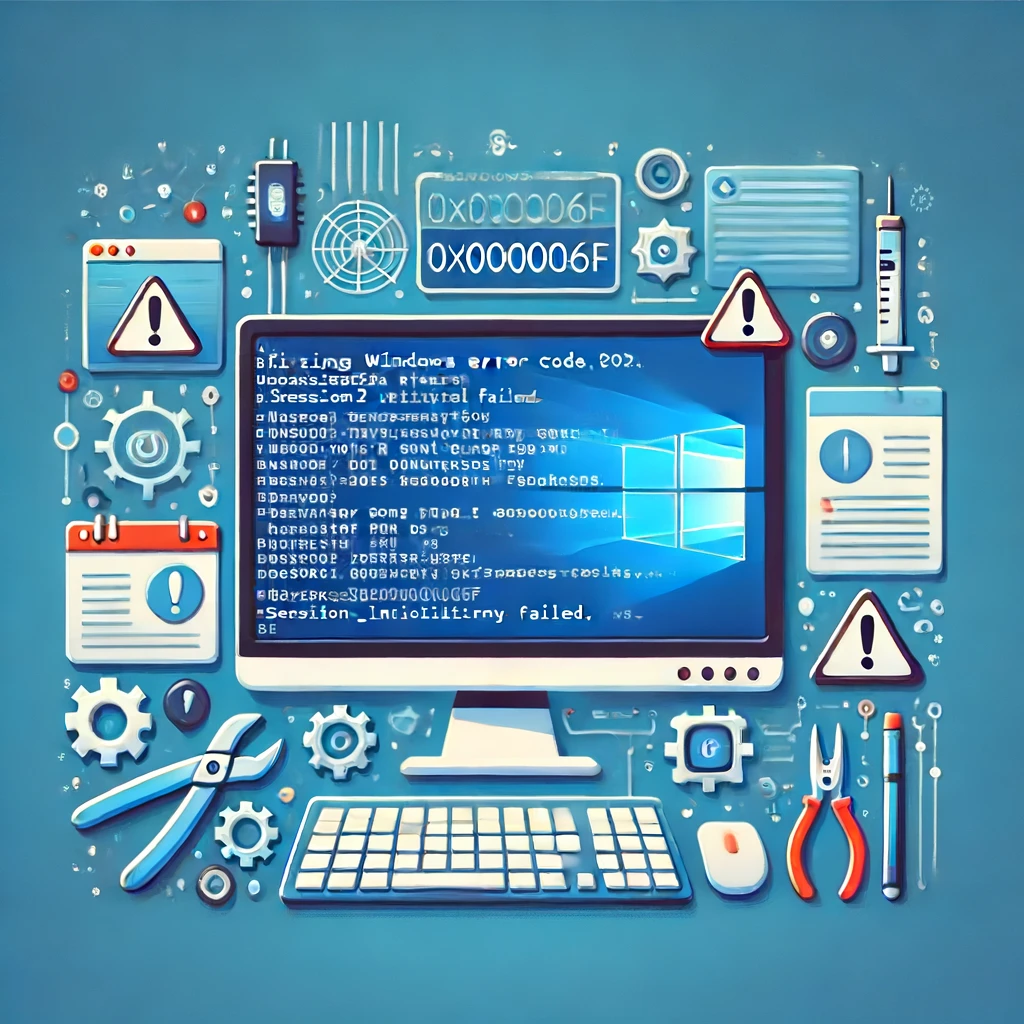 윈도우 블루스크린 오류 코드 0x0000006F: SESSION3_INITIALIZATION_FAILED 원인/해결방법