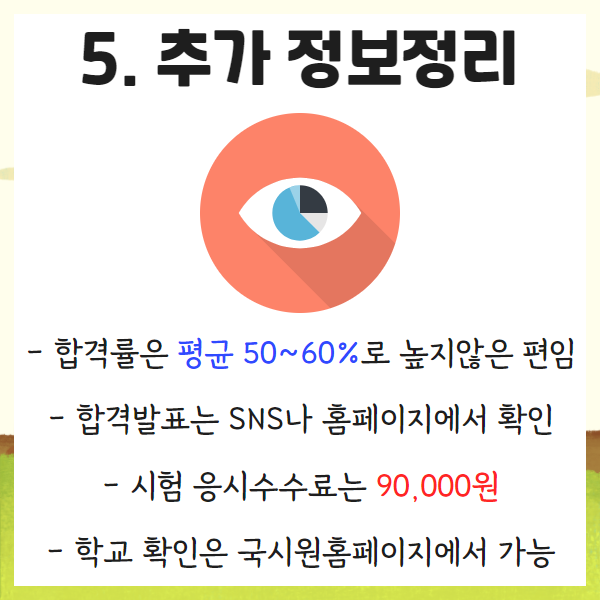 영양사 자격증 영양사 자격증취득을 위해 5