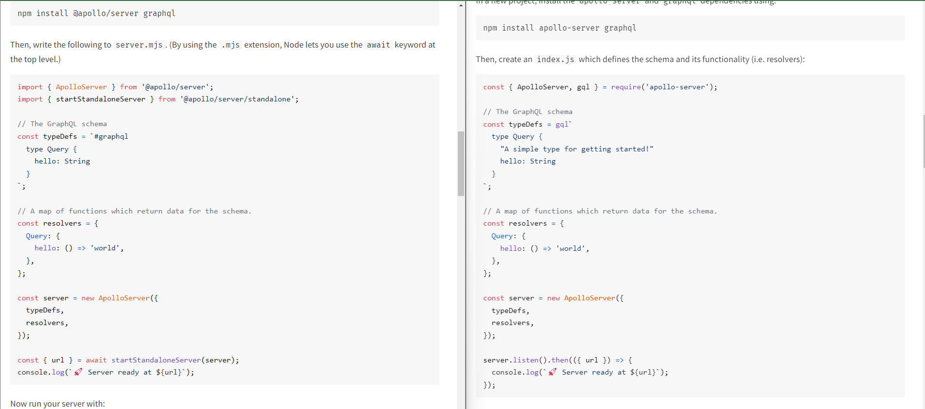 Apollo Server를 사용하여 GraphQL 서버 구현 해보자