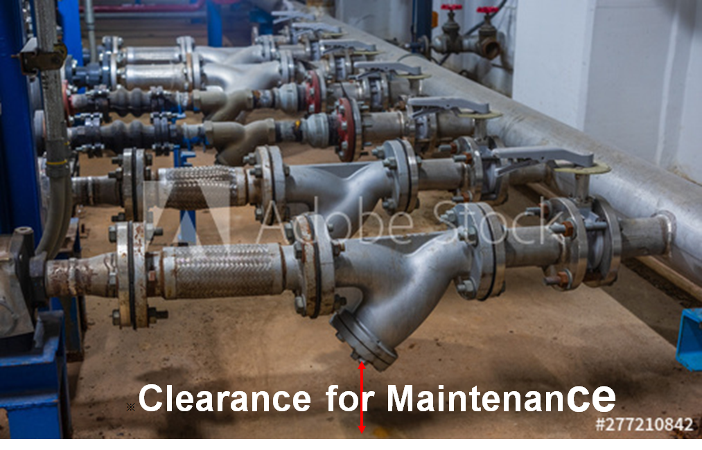 스트레이너 설치 시 위치(Orientation of Strainer)