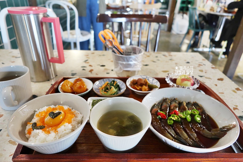 쫄깃한 여수 새우장 길언니 식당 해양공원 근처