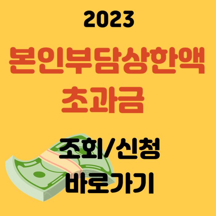 2023본인부담상한액초과금-신청/조회 바로가기