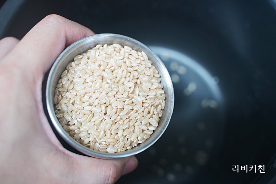 현미밥짓는법 전기밥솥 밥하는법 현미쌀 현미밥 다이어트 잡곡밥