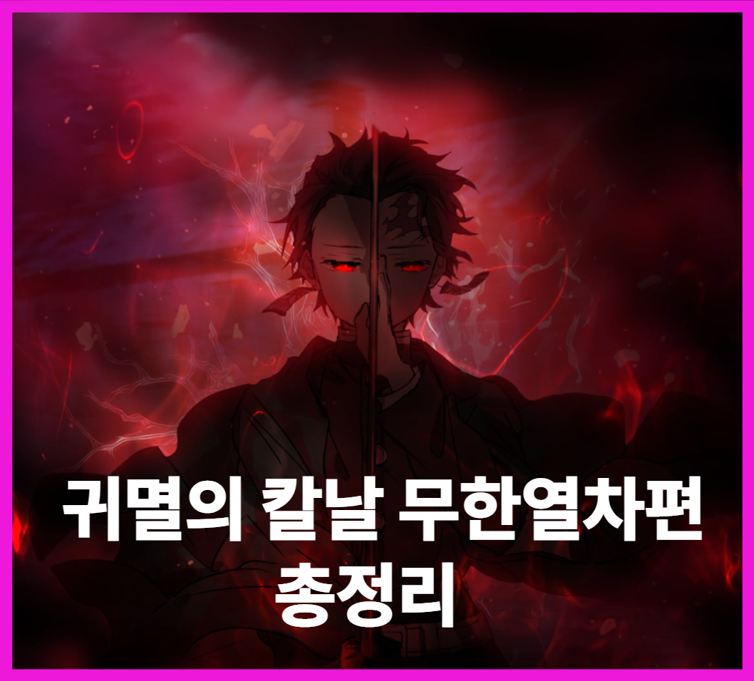  2021 귀멸의 칼날 무한열차편 총정리