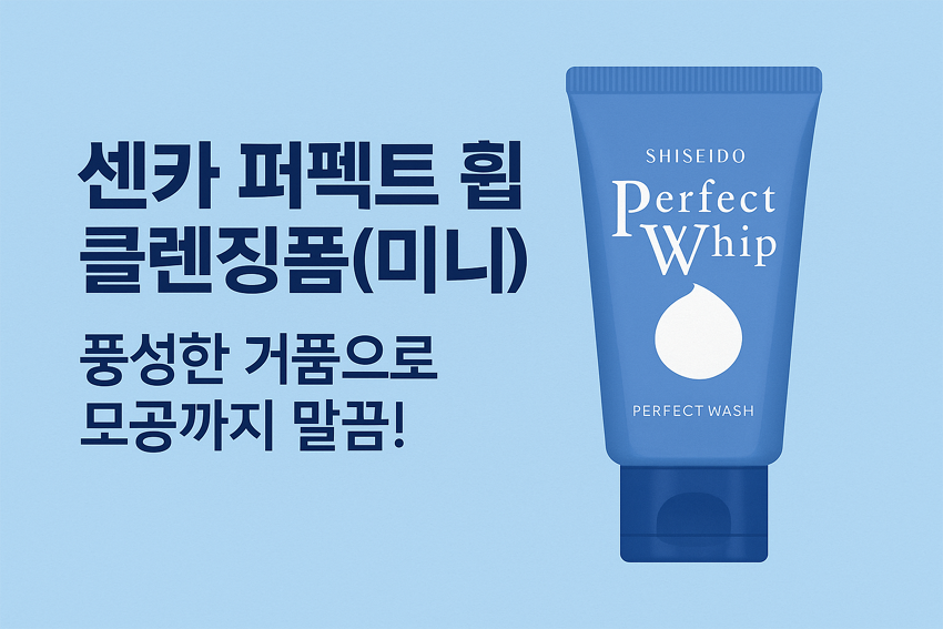 다이소 인기 기초 화장품-퍼팩트휩미니