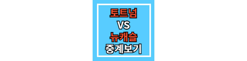 토트넘VS뉴캐슬