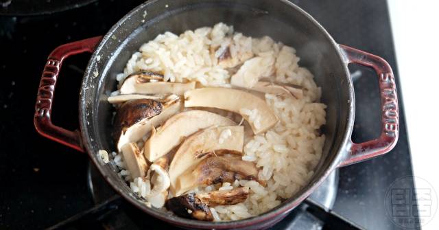송이버섯밥 만들기