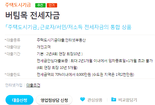 버팀목-전세자금-조건