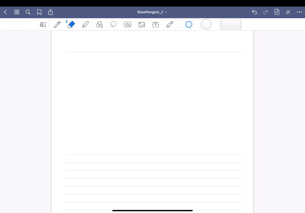 뒤로가기가 실행되는 모습