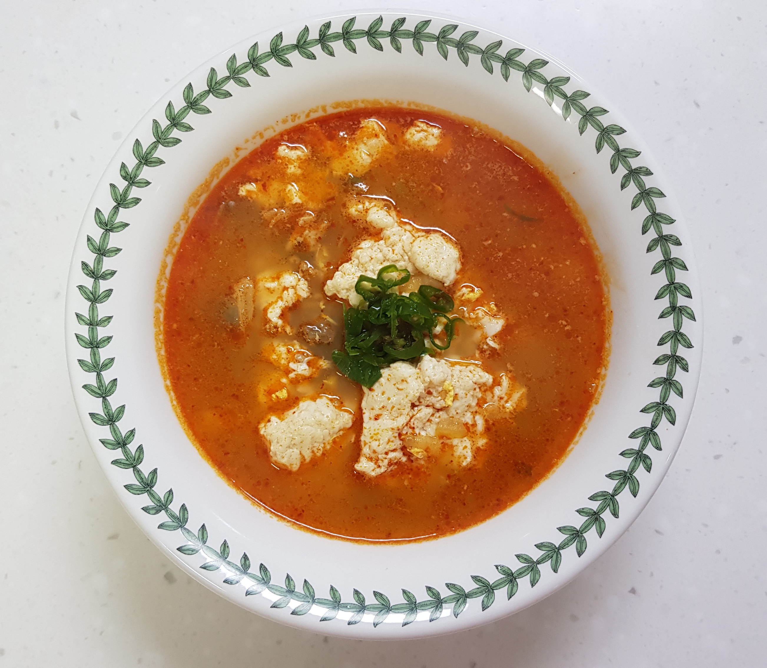  밥 한공기 순삭! 백종원표 바지락 순두부찌개c