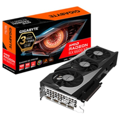 GIGABYTE 라데온 RX 6600 XT Gaming OC PRO D6 8GB 그래픽카드 (제이씨현)