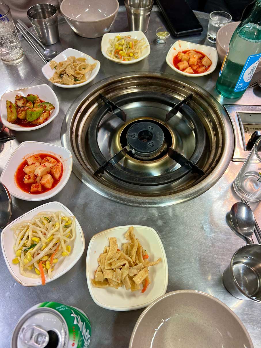 중화역 찌개달인 기본반찬