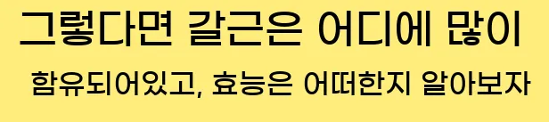  그렇다면 갈근은 어디에 많이 함유되어있고, 효능은 어떠한지 알아보자