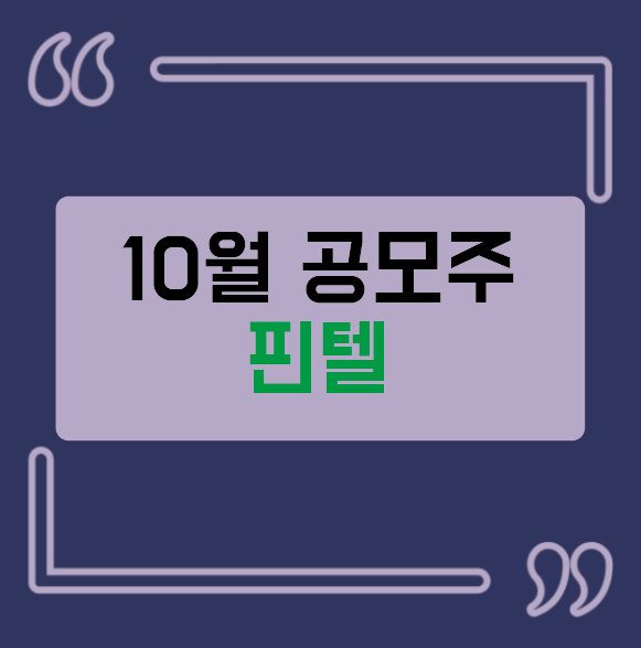 10월 공모주 핀텔 사진