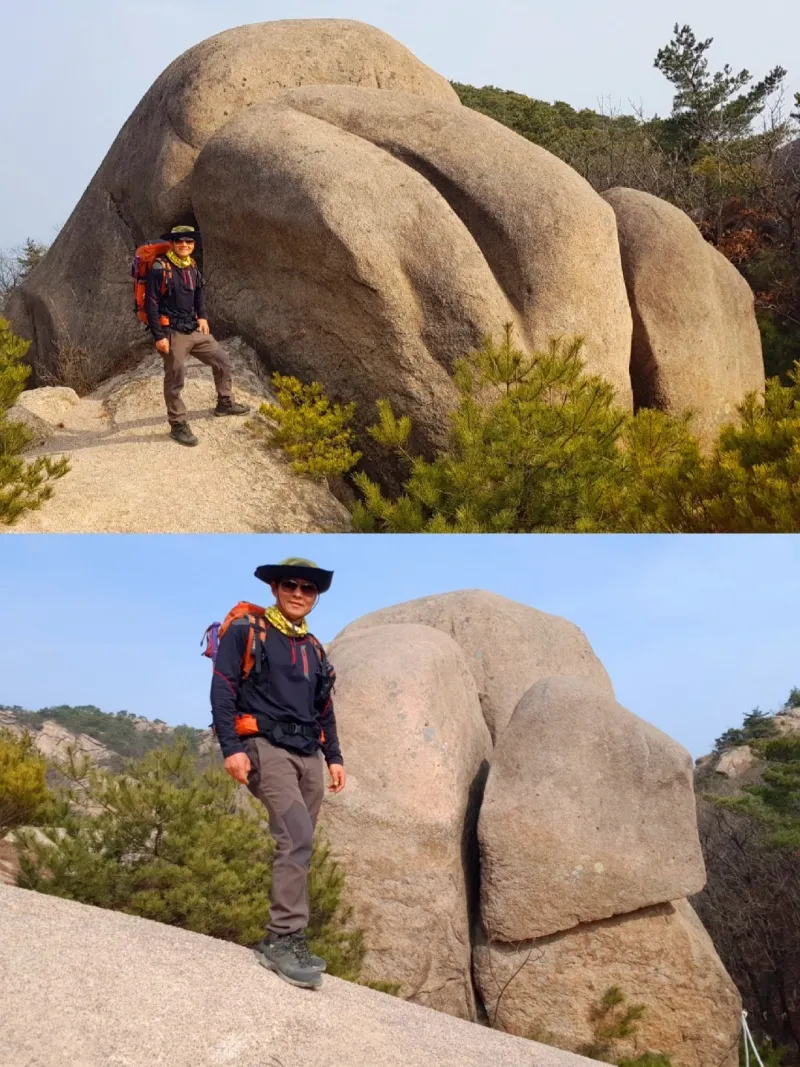 경남 합천 감암산 암수바위
