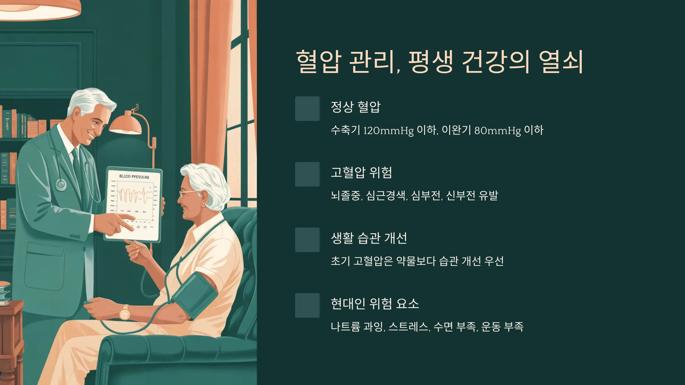 혈압 관리, 평생 건강의 열쇠