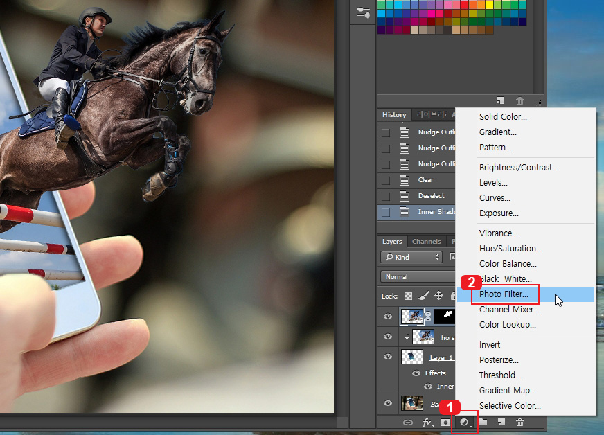 photoshop popup effect