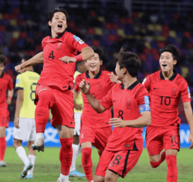 한국 팔레스타인 축구 중계 사진