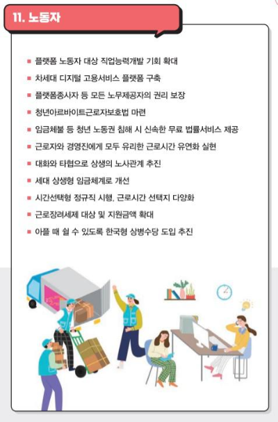  새 대통령이 당선되고 공약 살펴보자.