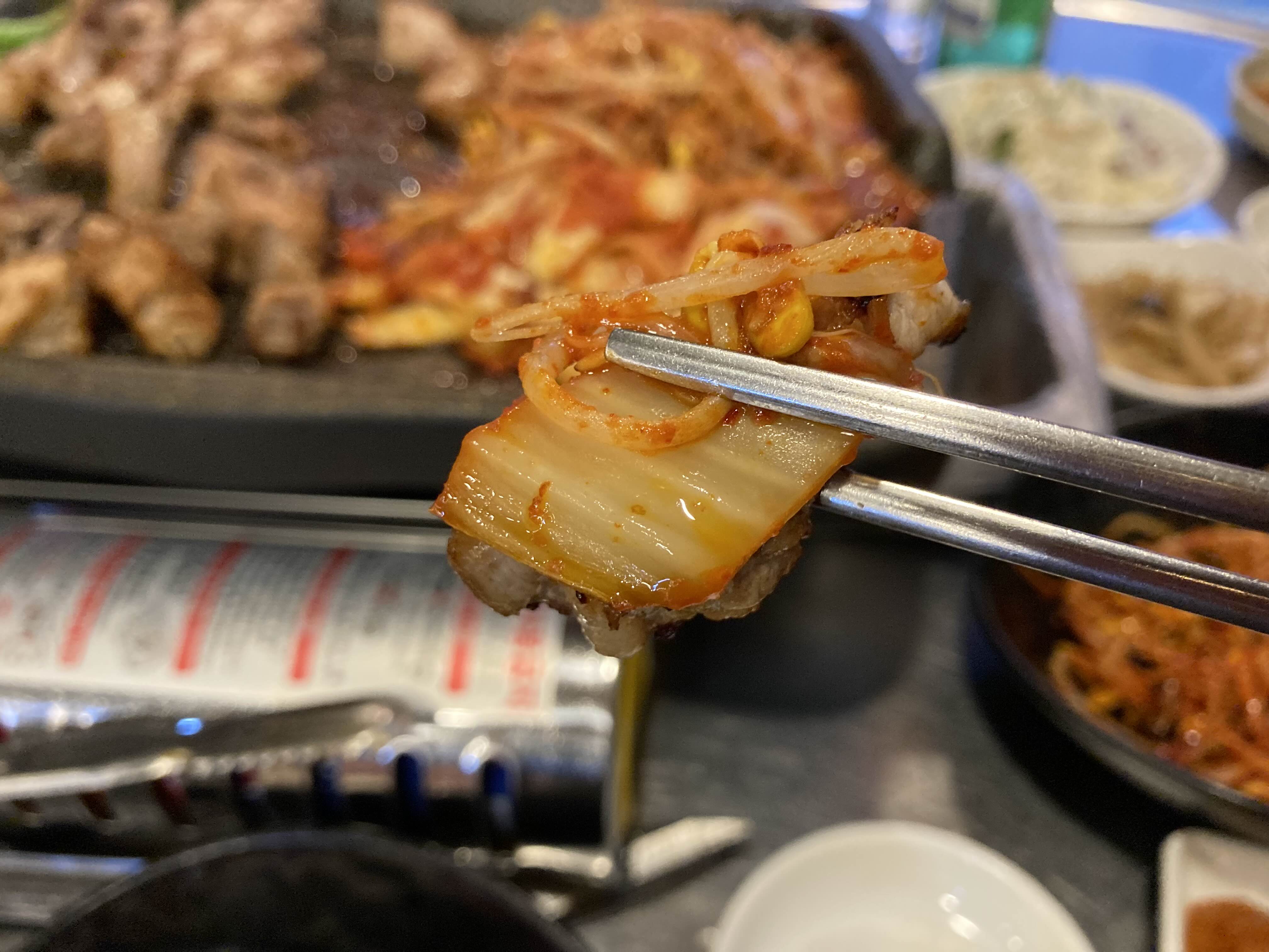 응암동 삼겹살 맛집 통김치삼겹살 목살