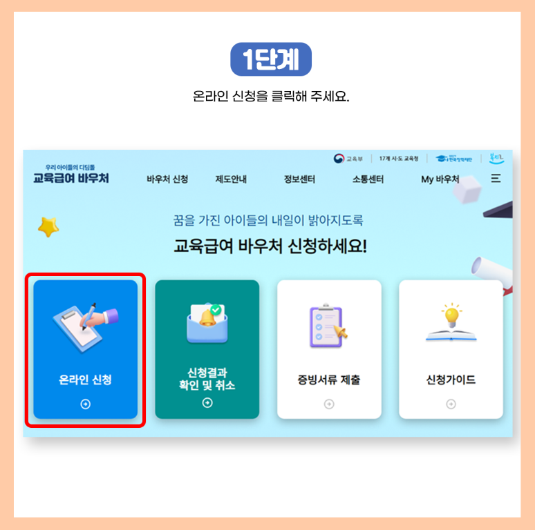 출처- 교육급여 바우처 공식홈페이지 2025 교육급여 바우처 신청방법 사용처 정리