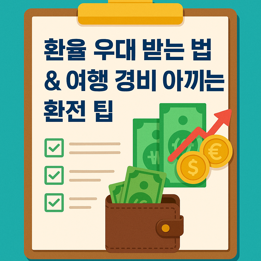 환율 우대 받는 법 &amp; 여행 경비 아끼는 환전 팁 총정리 ❘ 해외여행 꿀팁