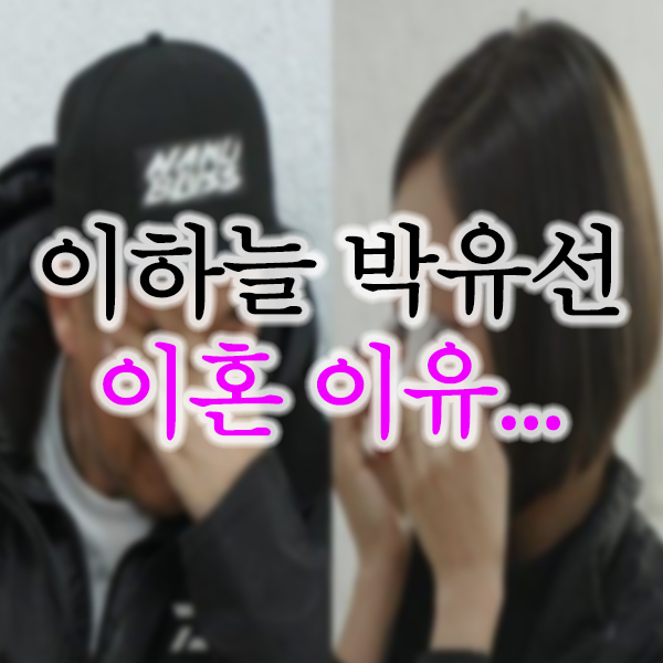  이하늘 박유선 이혼 사유 및 과거 사진들