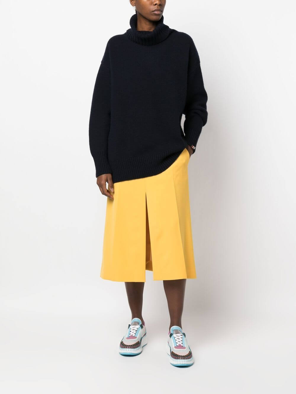 Middle slit high waisted skirt / Stella McCartney