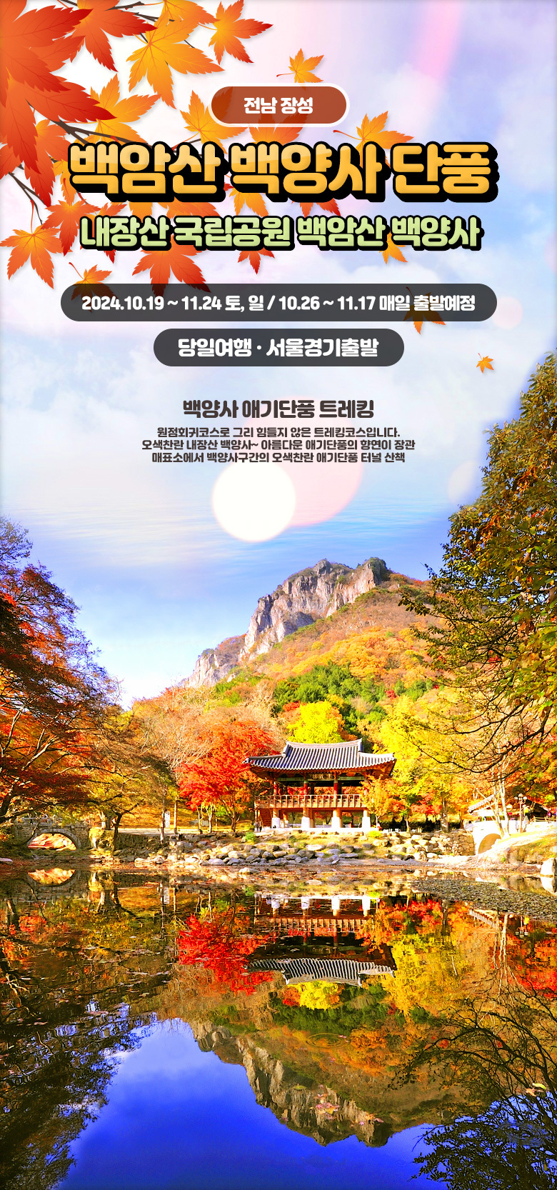 내장산 단풍축제 주요행사