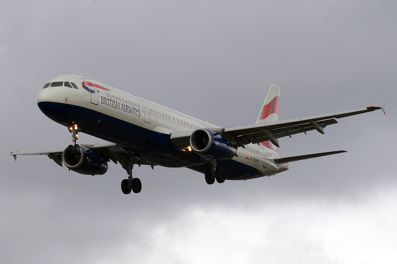 영국 항공 British Airways BA BAW G-EUXK Airbus A321-200 A321 런던 - 히드로 London - Heathrow 런던 England London LHR EGLL