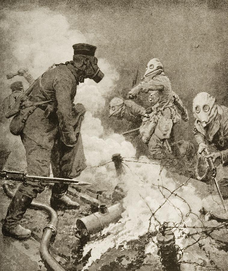 제1차 세계대전 뵐베르그헴 전투 독가스 방독면 전투