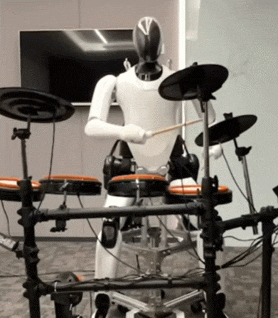 샤오미의 드럼치는 휴머노이드 로봇 VIDEO: Xiaomi CyberOne Drumming
