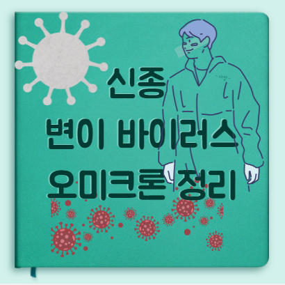  신종 변이 바이러스 오미크론 뜻 증상 백신 총 정리