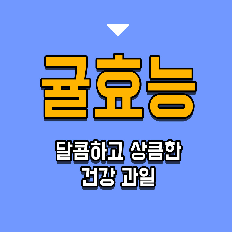 타이틀-귤효능-달콤하고-상큼한-건강-과일