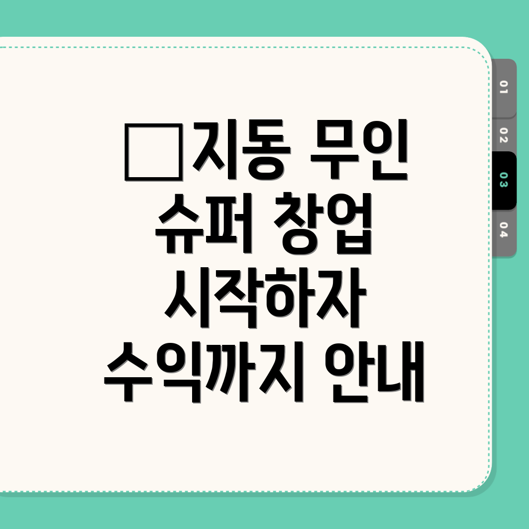 무인 슈퍼 창업