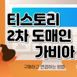  티스토리 2차 도메인 가비아에서 구매하고 연결하는 방법