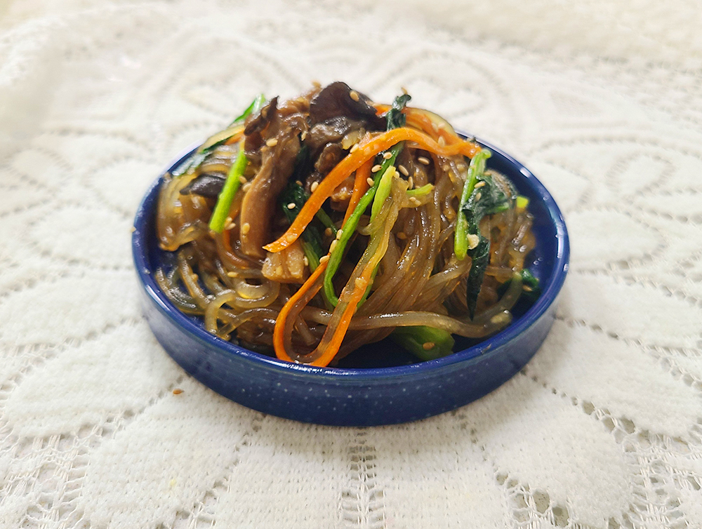  삶지 않는 초간단 저칼로리 잡채 맛있게 만드는 방법