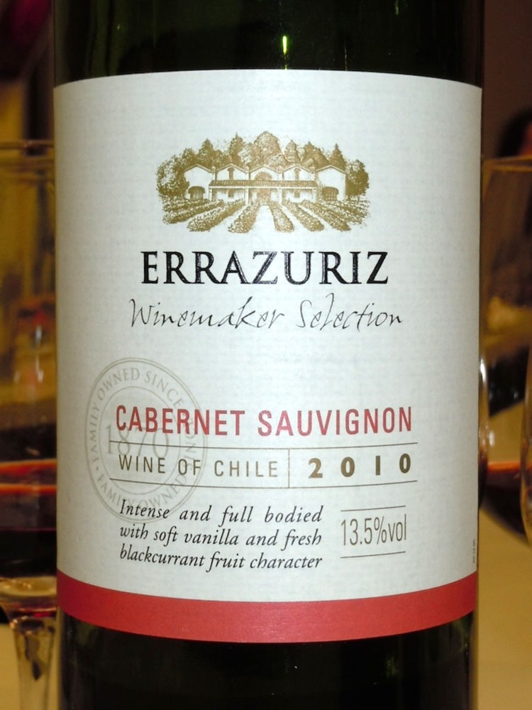 Errazuriz Winemaker Selection Cabernet Sauvignon 2010